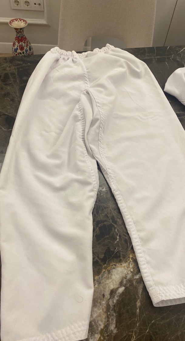 Beyaz Kemerli Midi Kimono - Görsel 5