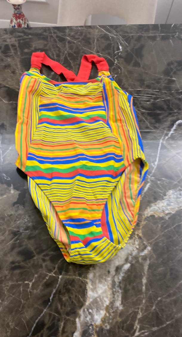 Renkli Çizgili Askılı Mayo - Görsel 3