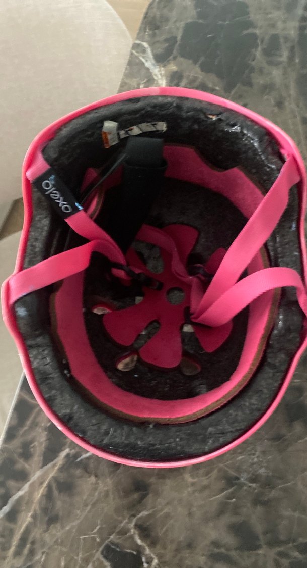 Pembe Bağlamalı Motosiklet Kaskı - Görsel 3