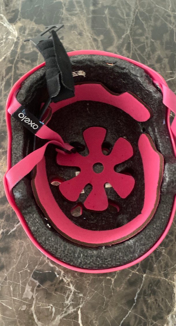 Pembe Mat Grunge Punk Kask - Görsel 2
