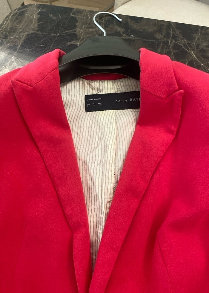 Zara S beden pembe kadın ceket - Görsel 3