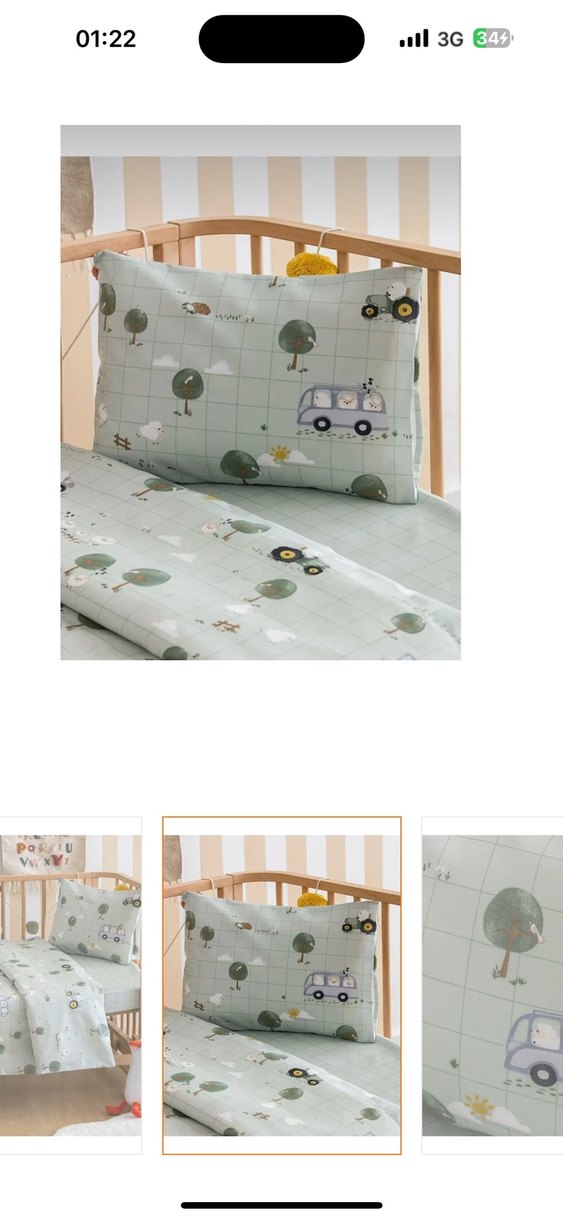 LCW HOME Gri Baskılı Tek Kişilik Nevresim Takımı - Görsel 2