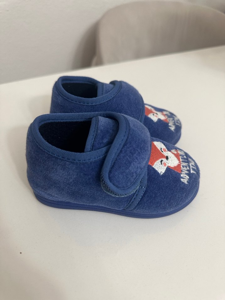 Mavi Erkek Çocuk Ev Terliği - Görsel 2