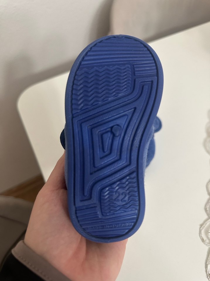 Mavi Erkek Çocuk Ev Terliği - Görsel 3