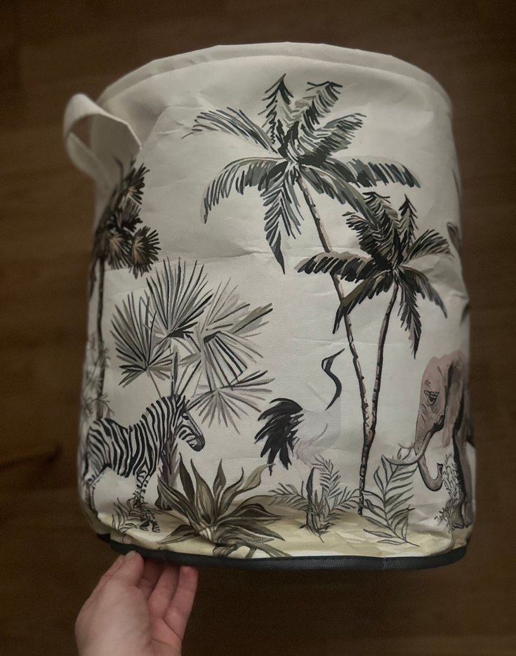 Safari Temalı kirli Sepeti yada oyuncak sepeti - Görsel 2