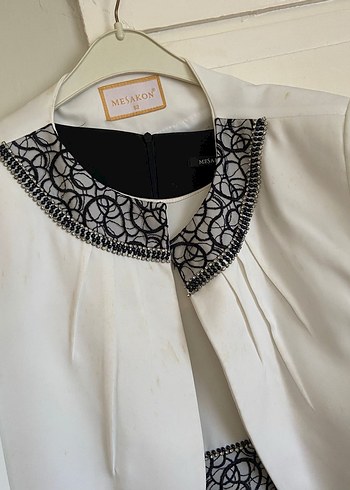 İş Ofisi İçin İşlemeli Uzun Elbise - Görsel 2