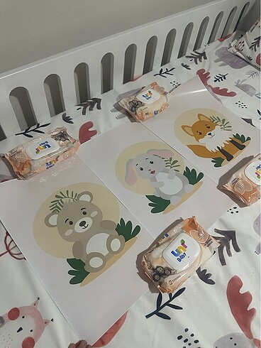 Bebek odası 3lü poster