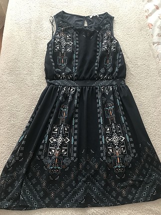 xs Beden çeşitli Renk Koton günlük elbise