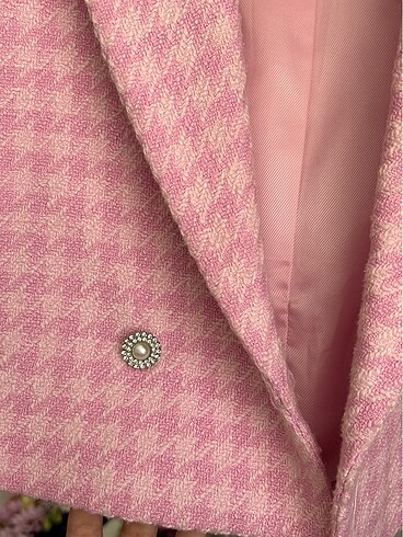 xs Beden pembe Renk Zara pembe ceket-blazer