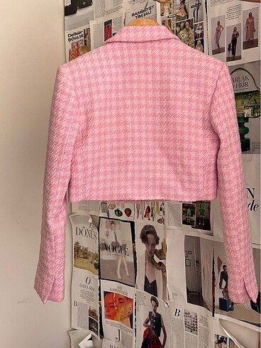 xs Beden Zara pembe ceket-blazer