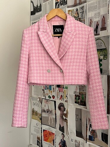 Zara Zara pembe ceket-blazer