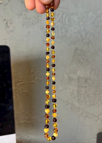 Kehribar Çocuk Kolyesi (2-12 yaş) - Görsel 2