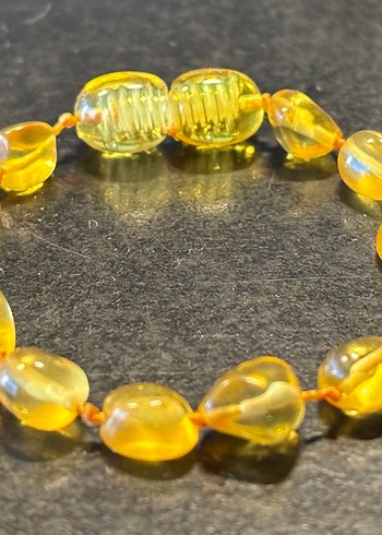 Accessorize Kehribar Çocuk Bilekliği Orjinal damla