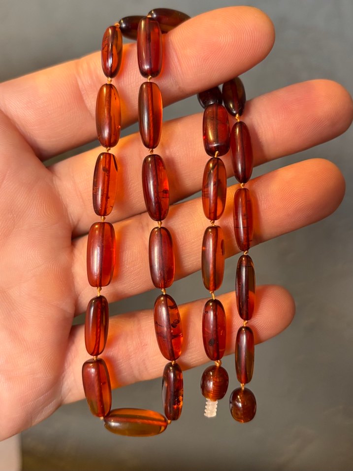 Kehribar Kolye Orjinal set - Görsel 2