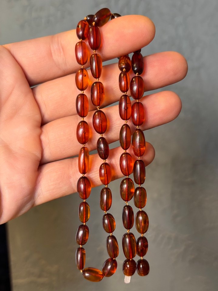 Kehribar Kolye Orjinal set - Görsel 3