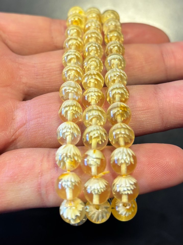 Orjinal Damla Kehribar bileklik özel işçilik - Görsel 3