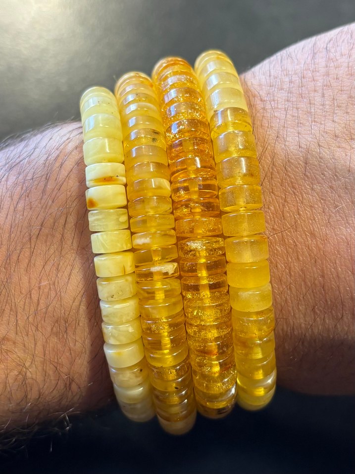 Kehribar bileklik - erkek ve bayan - Görsel 2