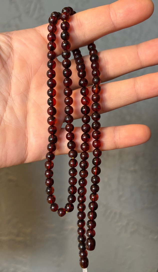 Orjinal Damla Kehribar Yuvarlak Yetişkin ve Çocuk seti - Görsel 2