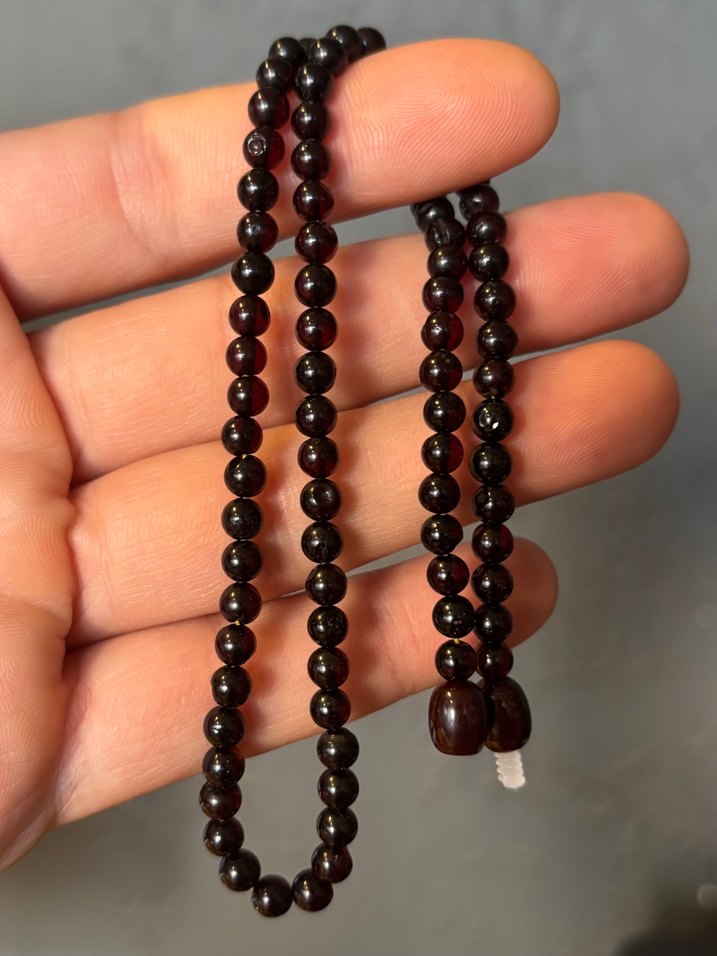 Orjinal Damla Kehribar Yuvarlak Yetişkin ve Çocuk seti - Görsel 3