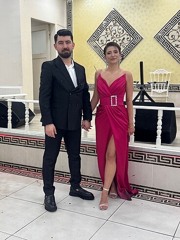 Diğer Fuşya sayen elbise