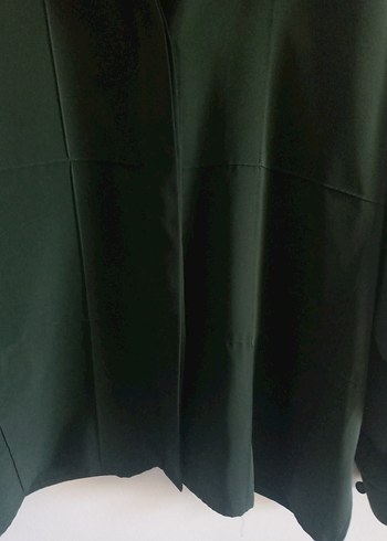 Uzun Kollu Koyu Yeşil Gömlek - Görsel 2