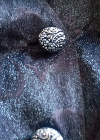 Kadın simli Süet Ceket - Görsel 4