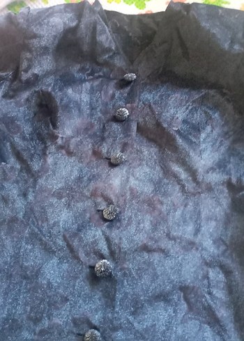 Kadın simli Süet Ceket - Görsel 3