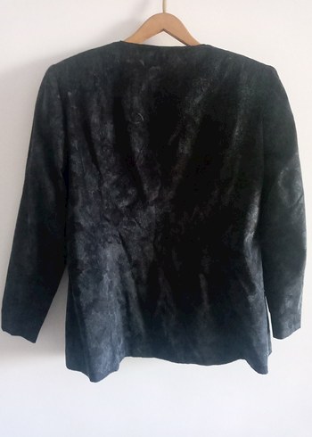 Kadın simli Süet Ceket - Görsel 2