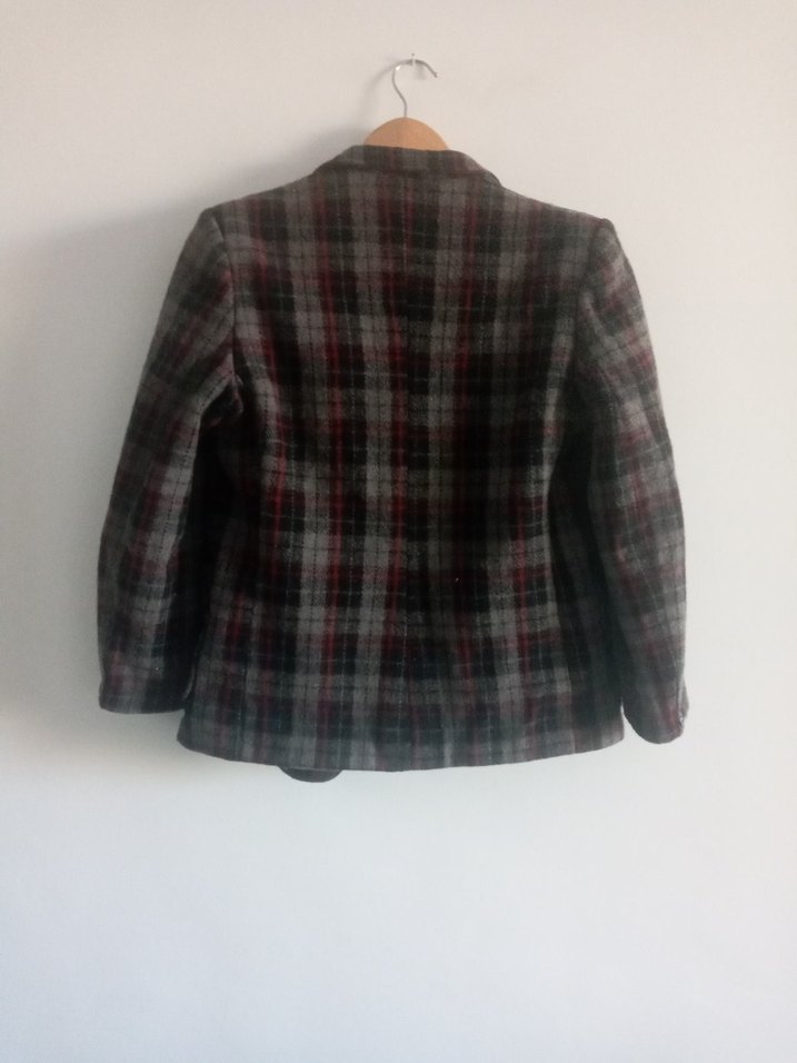 Ekoseli Kaban Ceket - Görsel 2