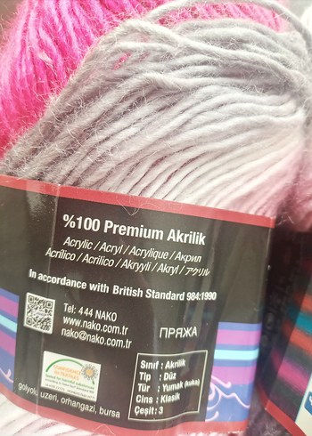 Iki adet NAKO Vals ve Portofino Yün - Görsel 2