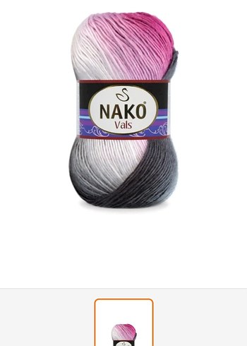 Iki adet NAKO Vals ve Portofino Yün - Görsel 4