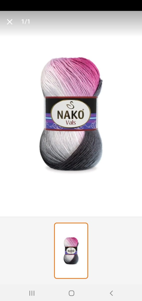 Iki adet NAKO Vals ve Portofino Yün - Görsel 4