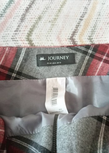 Journey Ekose Mini Etek - Görsel 4