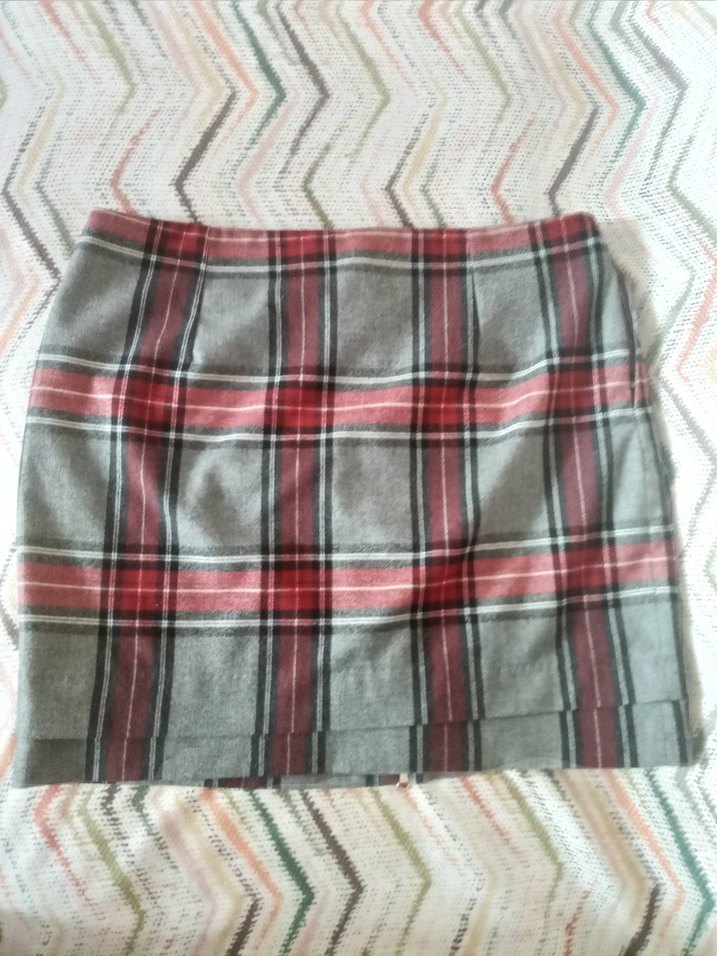 Journey Ekose Mini Etek - Görsel 3