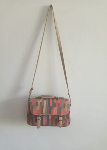 Renkli Desenli Çanta - Görsel 6