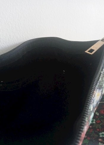 Çiçek Desenli Renkli Clutch Askılı Çanta - Görsel 3