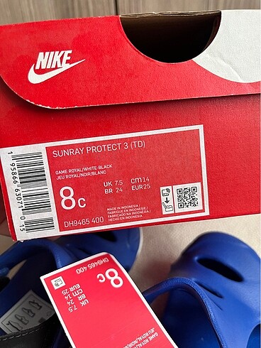 25 Beden lacivert Renk Nike Çocuk Sneaker