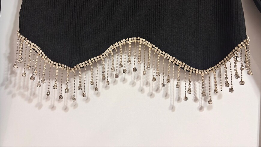 Taşlı bluz - Görsel 2