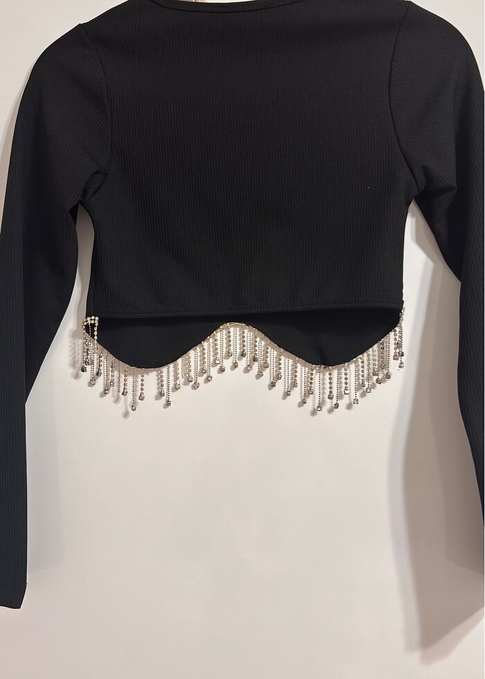 Taşlı bluz - Görsel 3