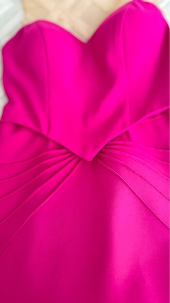 Fuşya abiye - Görsel 5