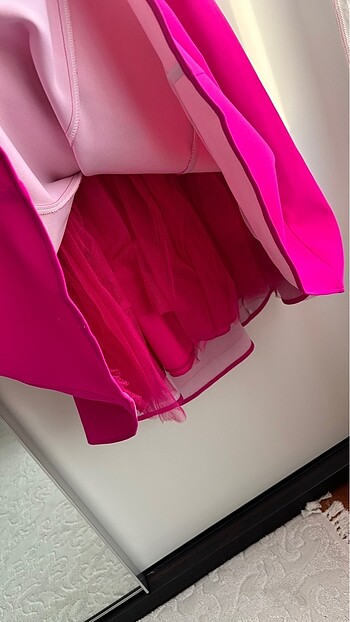 Fuşya abiye - Görsel 8