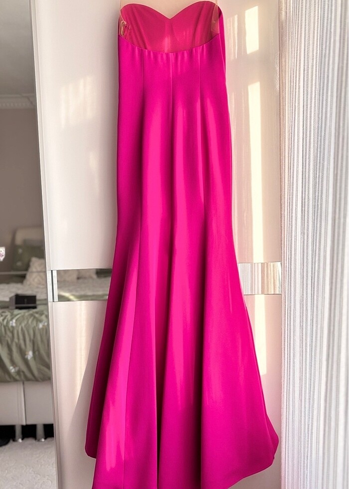 Fuşya abiye - Görsel 3