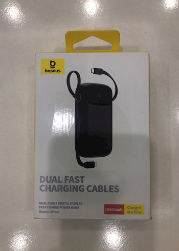 Baseus Siyah Hızlı Şarj Powerbank 10000mAh - Görsel 2