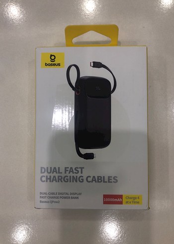 Baseus Siyah Hızlı Şarj Powerbank 10000mAh - Görsel 3