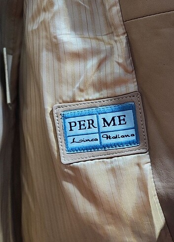 m Beden Deri blazer ceket 