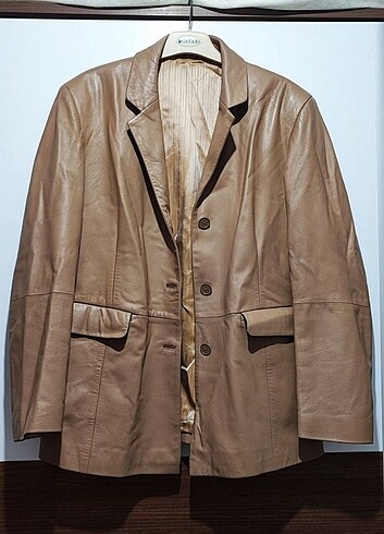 Deri blazer ceket 