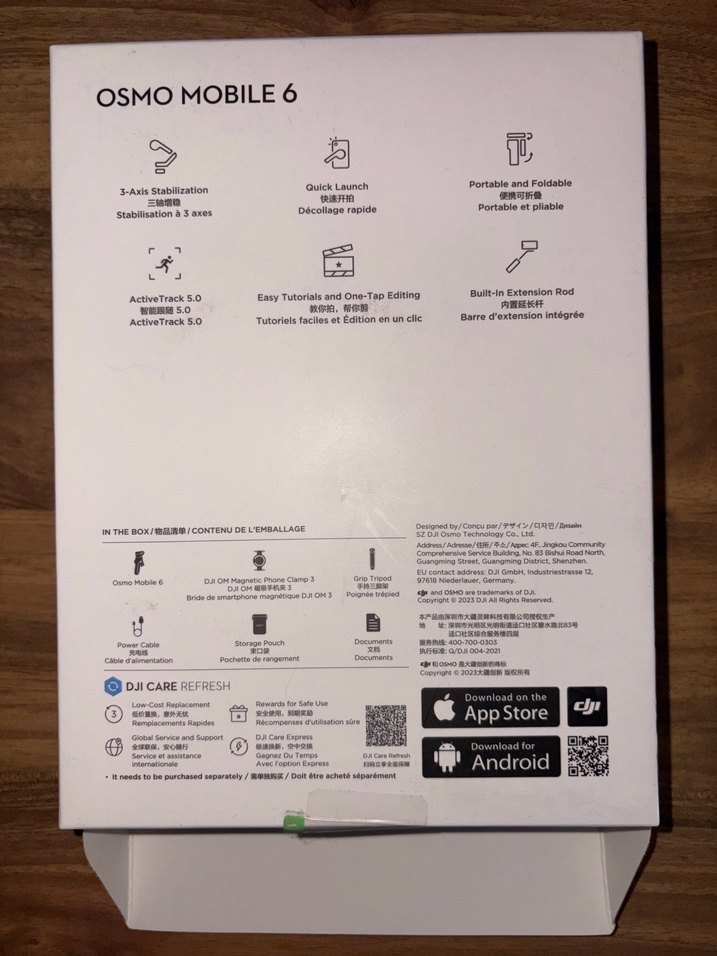 DJI Osmo Mobile 6 Siyah Katlanabilir Gimbal ve Tripod - Görsel 4