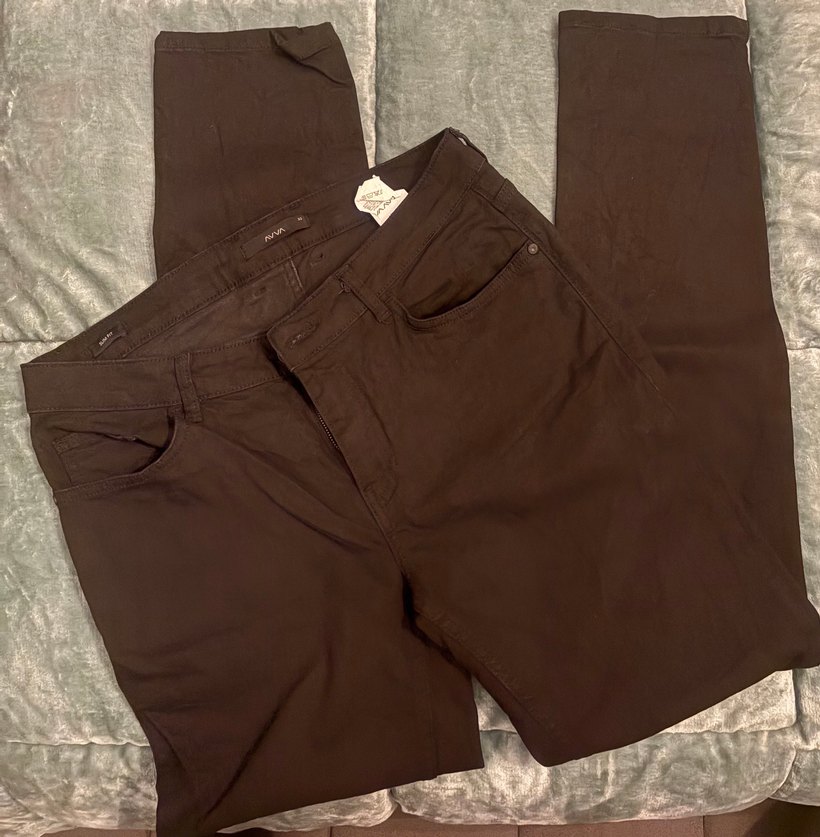 Avva Siyah Denim Erkek Kot Pantolon - Görsel 5