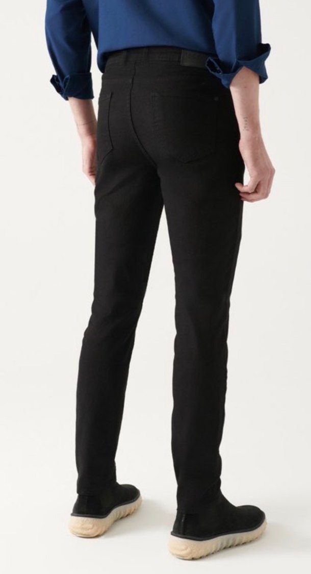 Avva Siyah Denim Erkek Kot Pantolon - Görsel 4