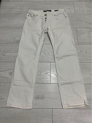 Little Big LTB Beyaz Denim Erkek Kot Pantolon
